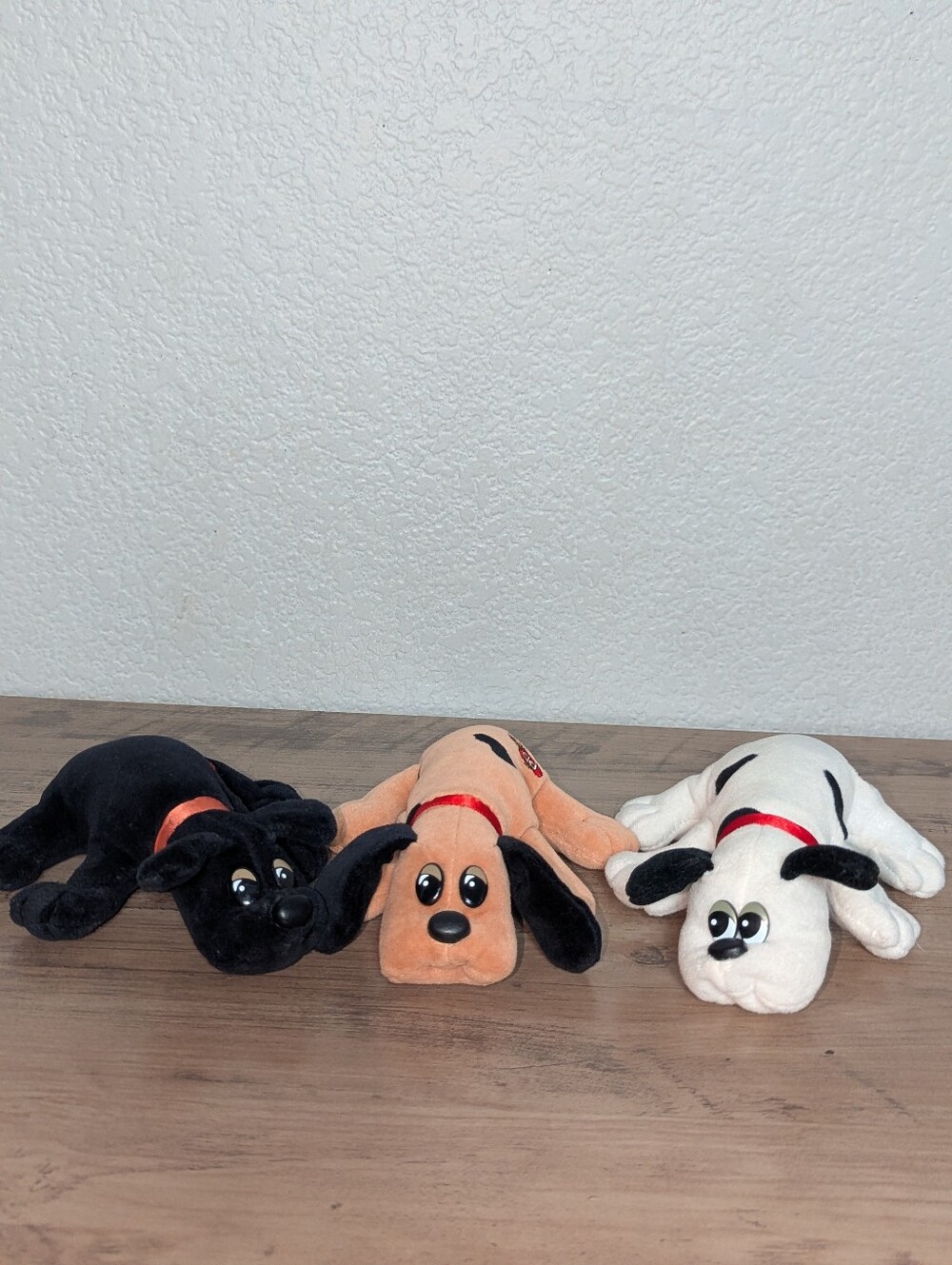 VTG 1986 Tonka Pound Puppies Newborns Plush Lot of 3